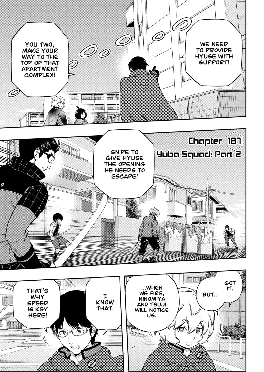 Read World Trigger chapter 187 image 0 on Lezhin