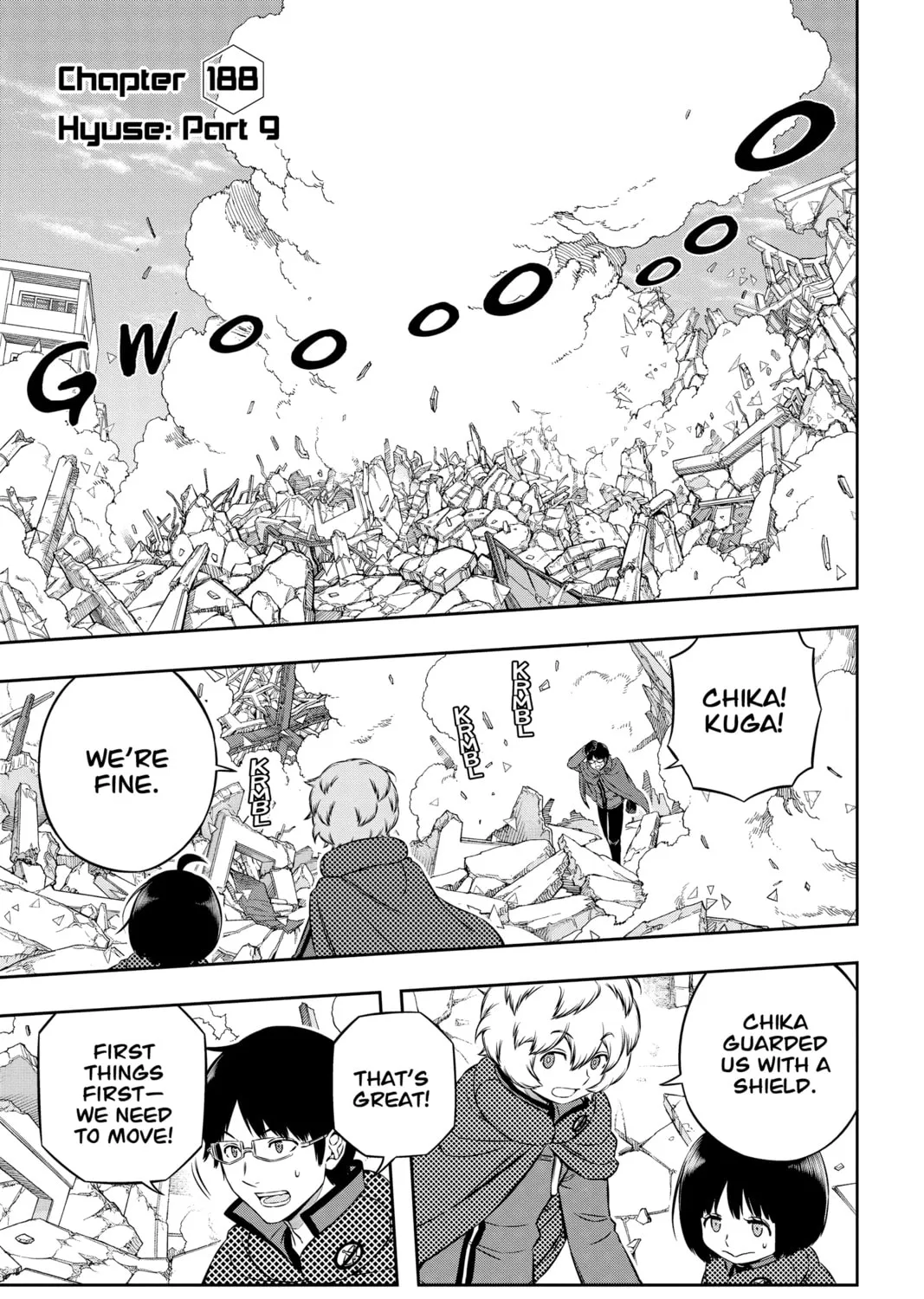 Read World Trigger chapter 188 image 0 on Lezhin
