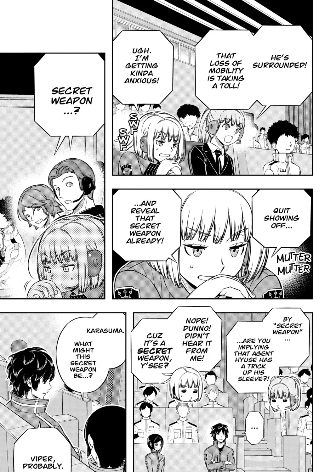 Read World Trigger chapter 188 image 24 on Lezhin