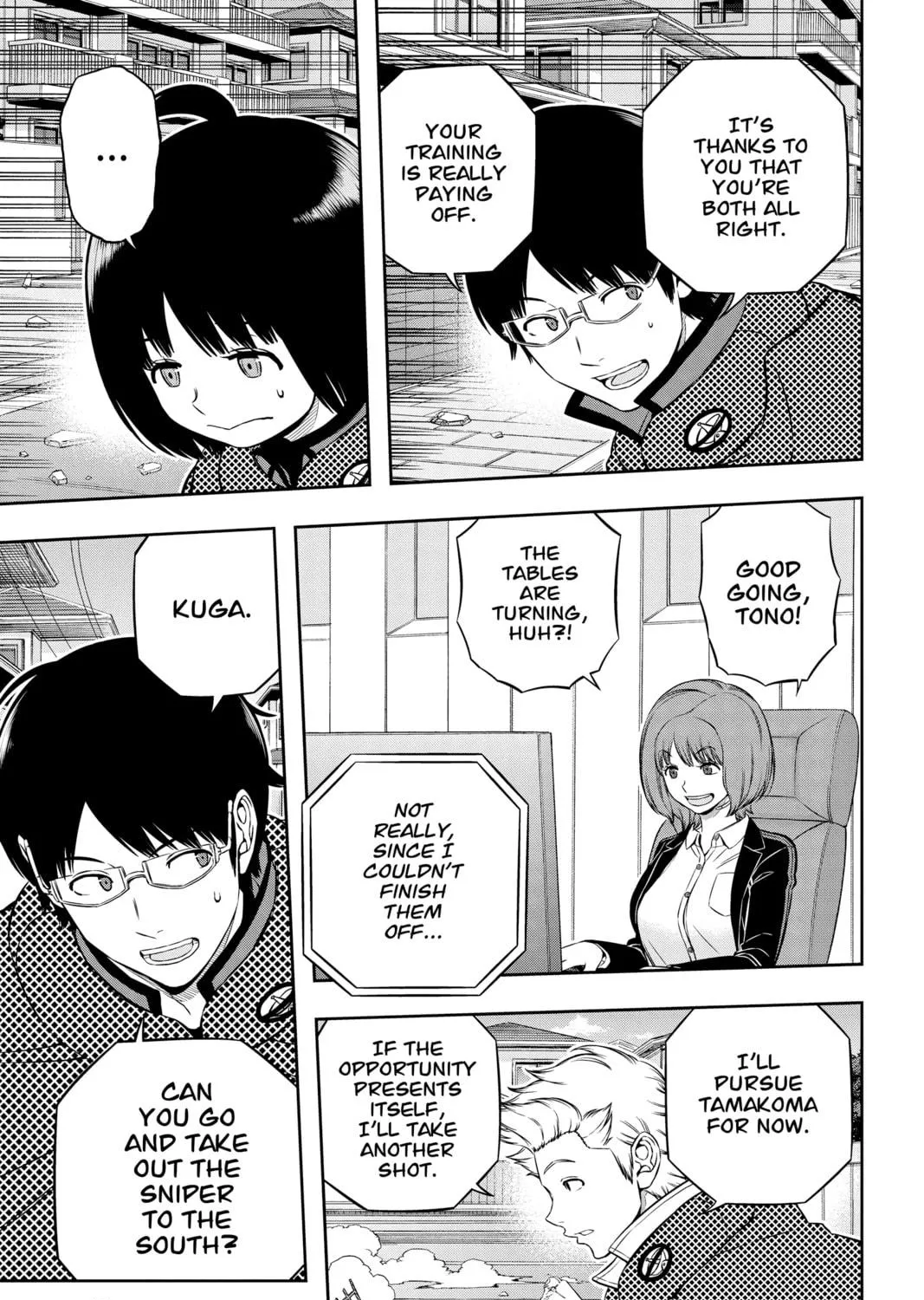 Read World Trigger chapter 188 image 4 on Lezhin