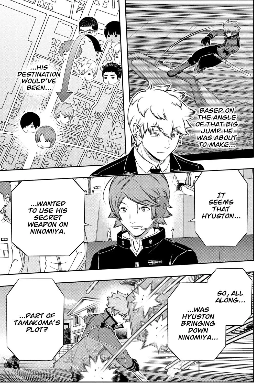 Read World Trigger chapter 188 image 40 on Lezhin
