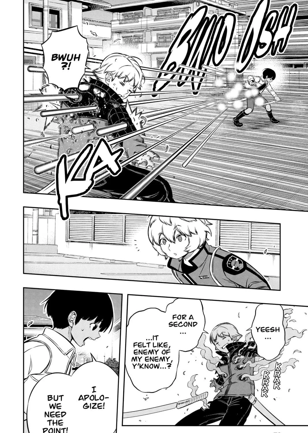 Read World Trigger chapter 190 image 46 on Lezhin