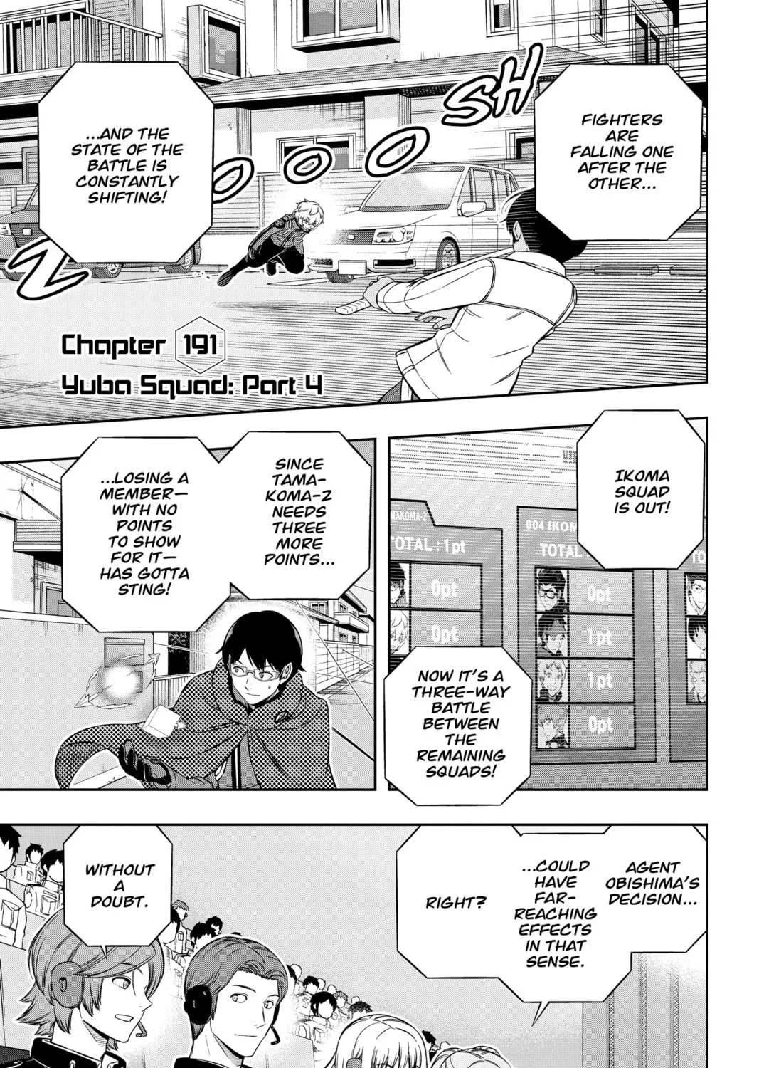 Read World Trigger chapter 191 image 0 on Lezhin