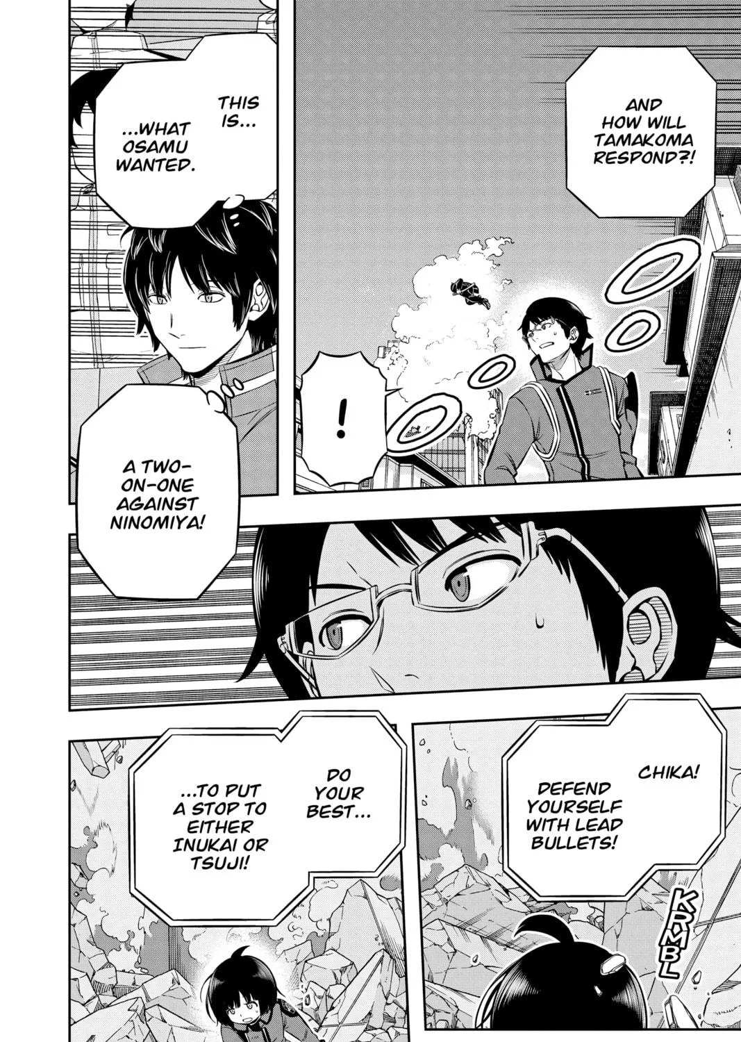 Read World Trigger chapter 194 image 38 on Lezhin