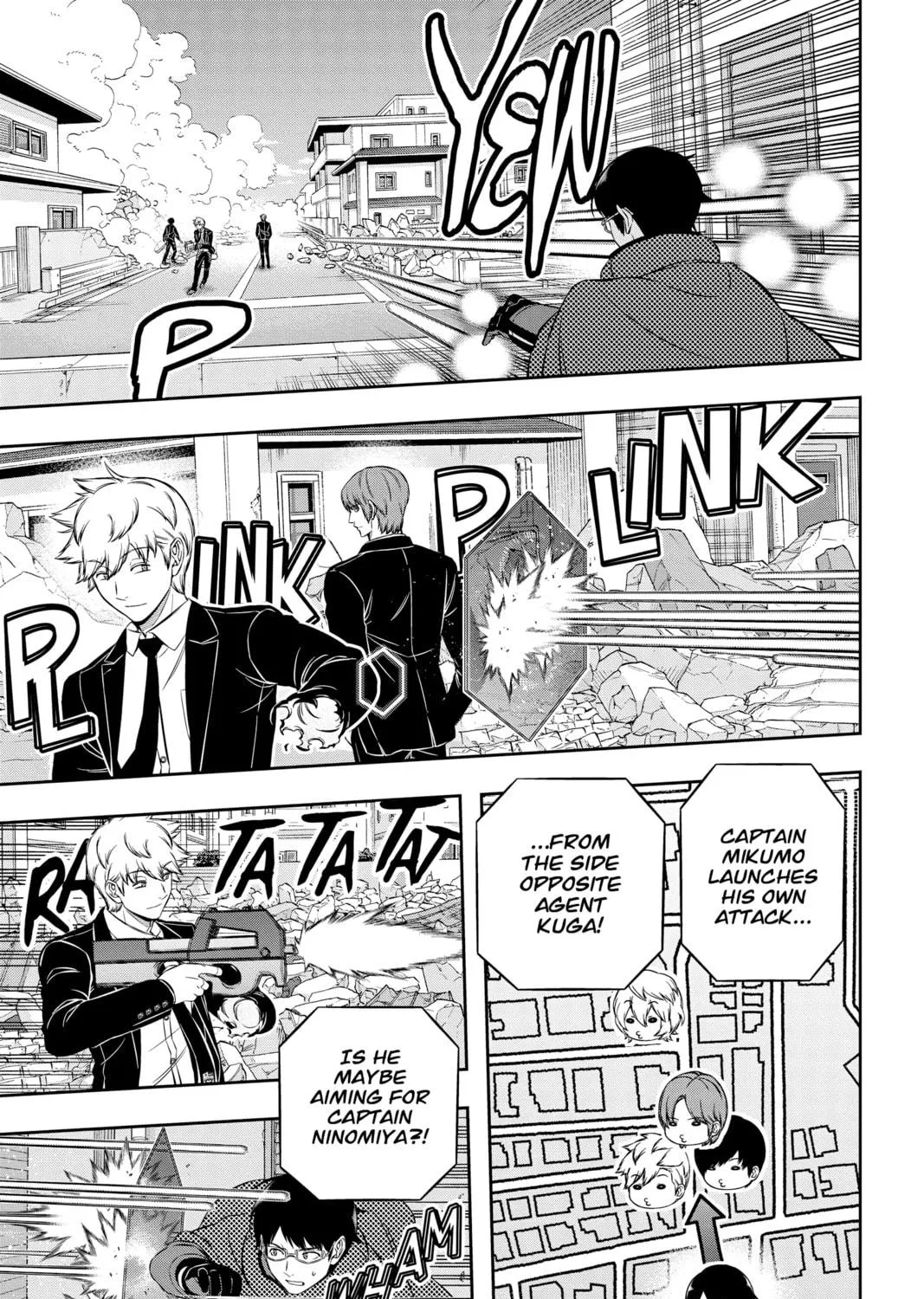 Read World Trigger chapter 194 image 8 on Lezhin