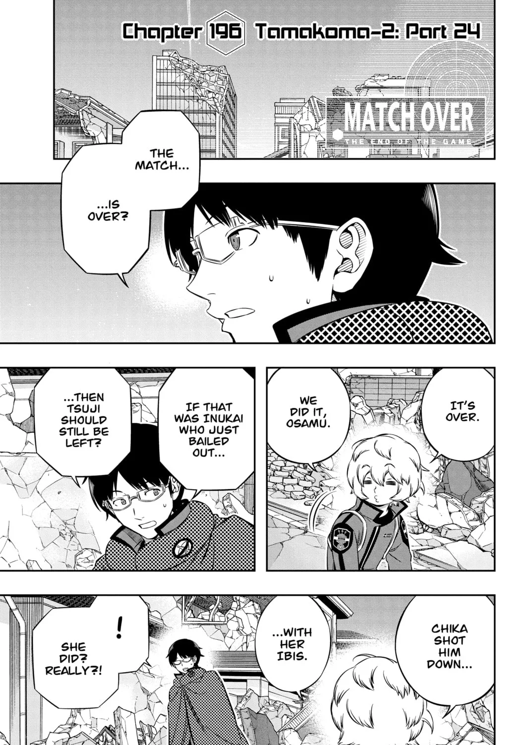 Read World Trigger chapter 196 image 0 on Lezhin