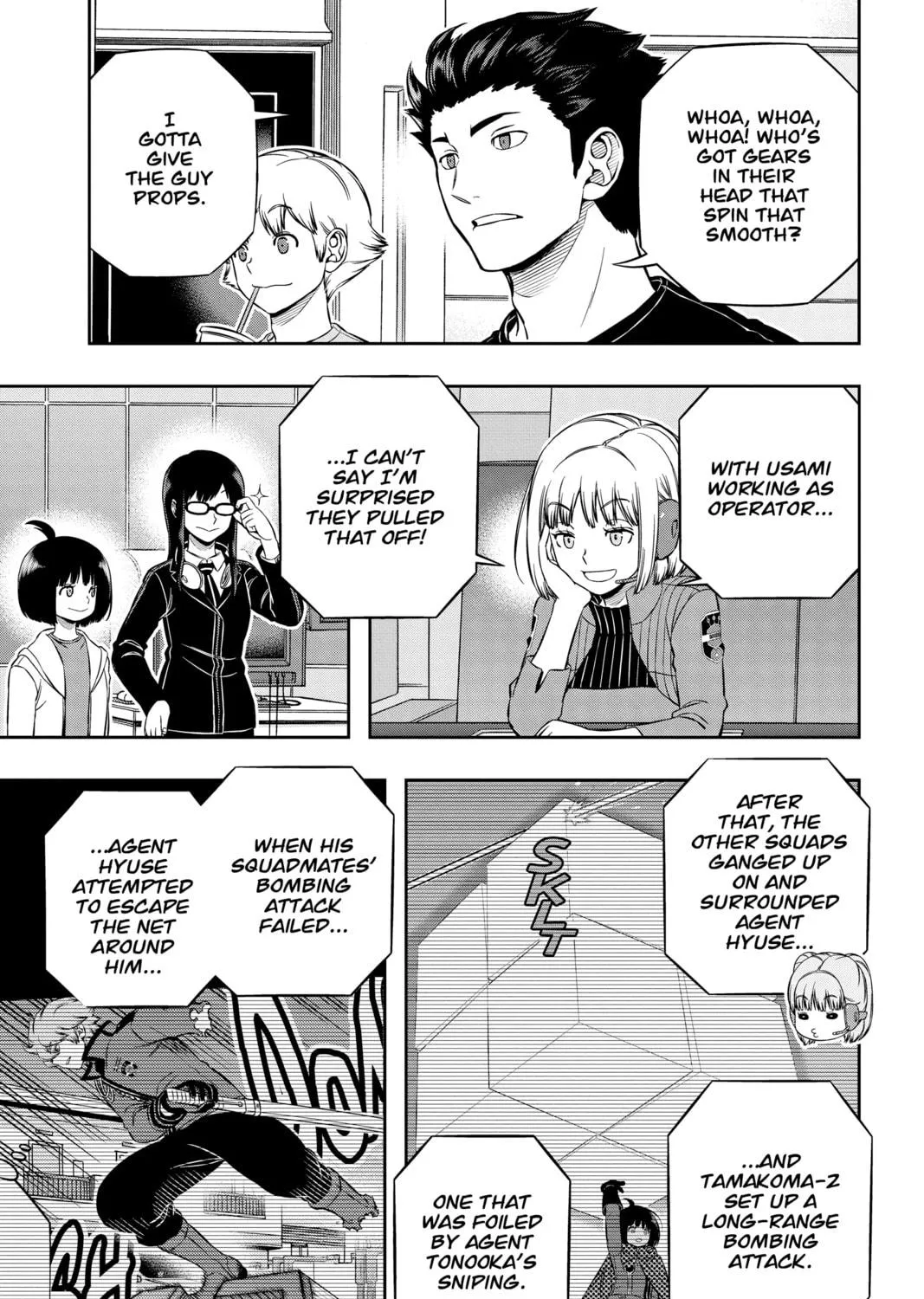 Read World Trigger chapter 196 image 16 on Lezhin