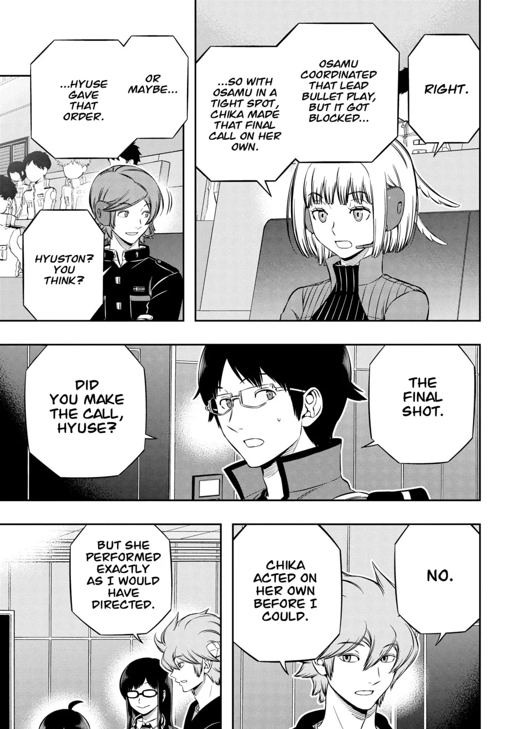 Read World Trigger chapter 196 image 36 on Lezhin