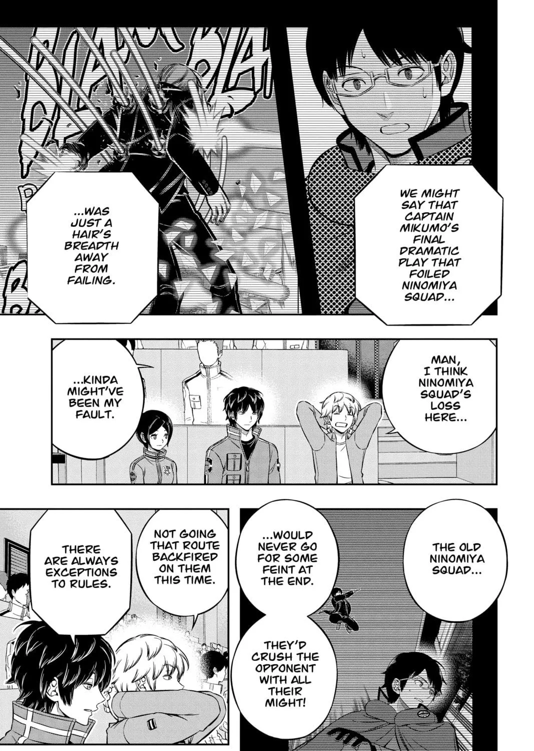 Read World Trigger chapter 196 image 40 on Lezhin