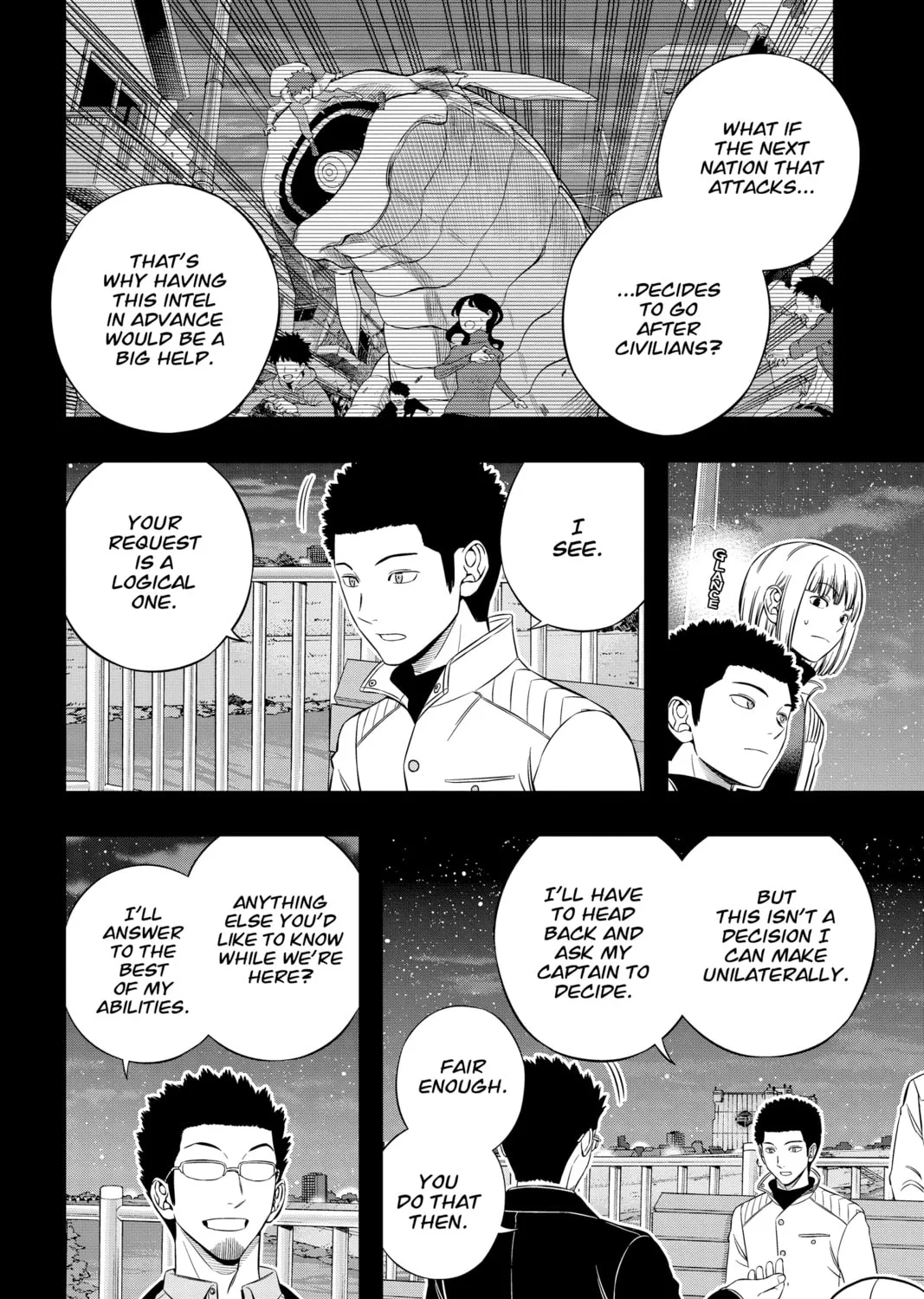 Read World Trigger chapter 201 image 30 on Lezhin