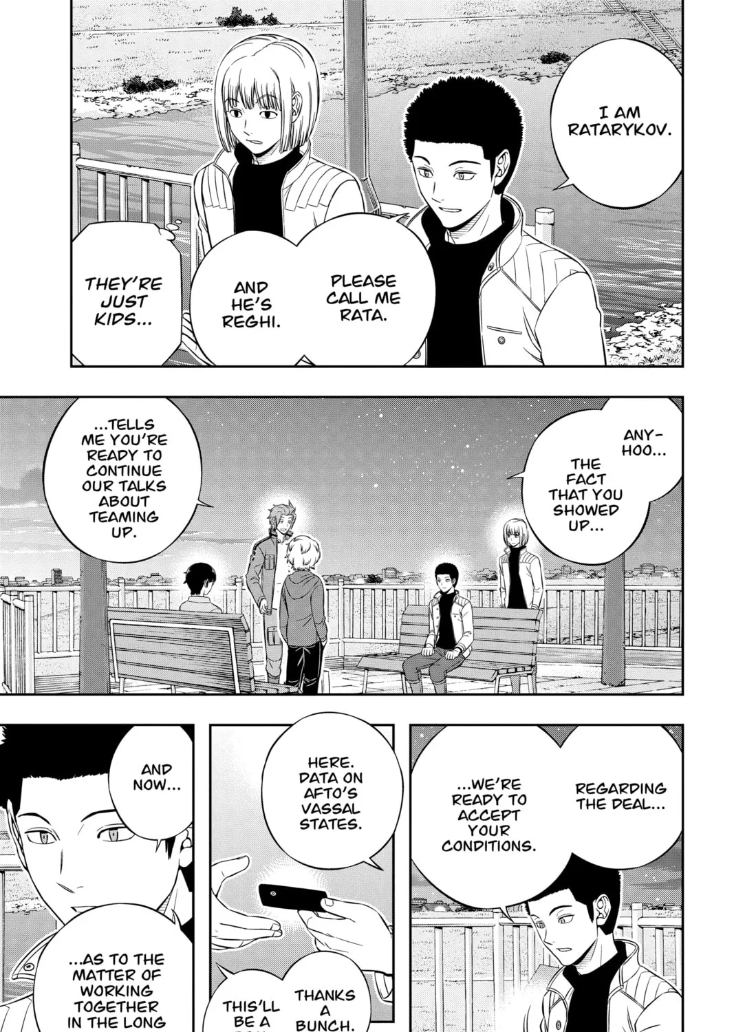 Read World Trigger chapter 202 image 24 on Lezhin