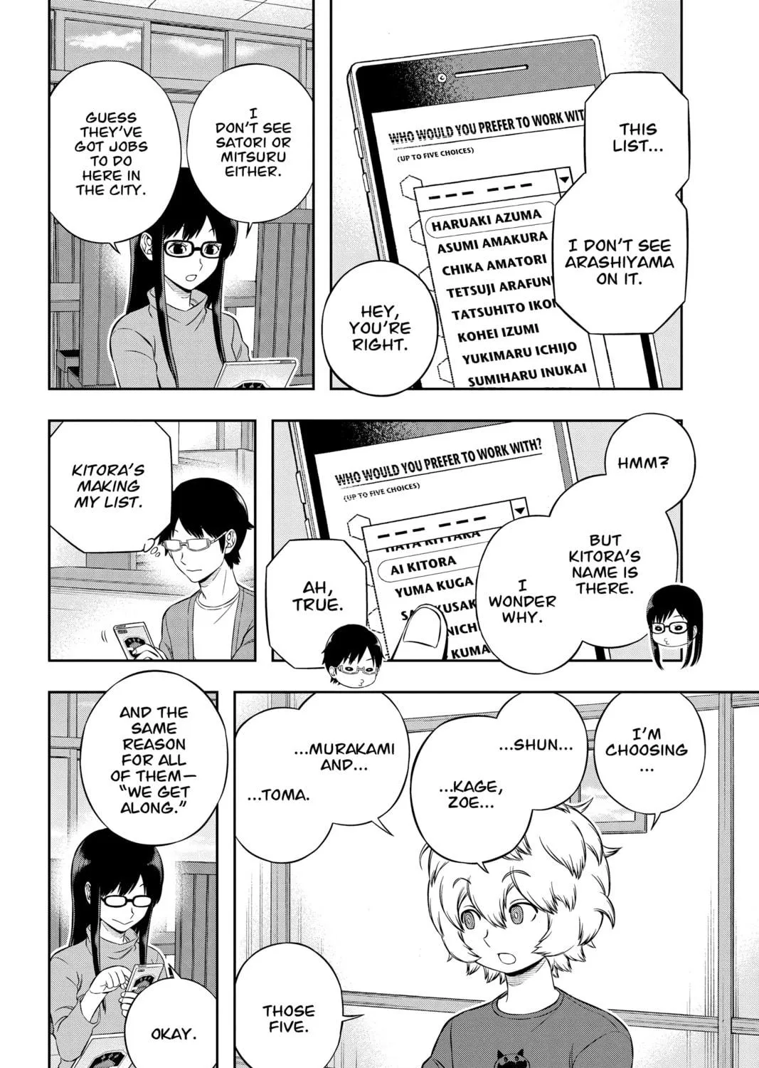 Read World Trigger chapter 203 image 10 on Lezhin