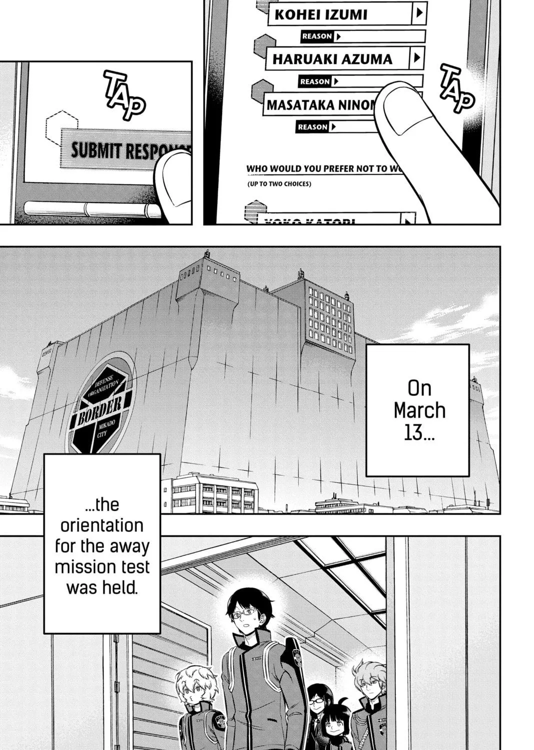 Read World Trigger chapter 203 image 16 on Lezhin