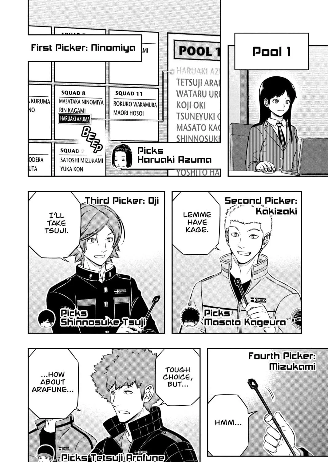 Read World Trigger chapter 204 image 18 on Lezhin