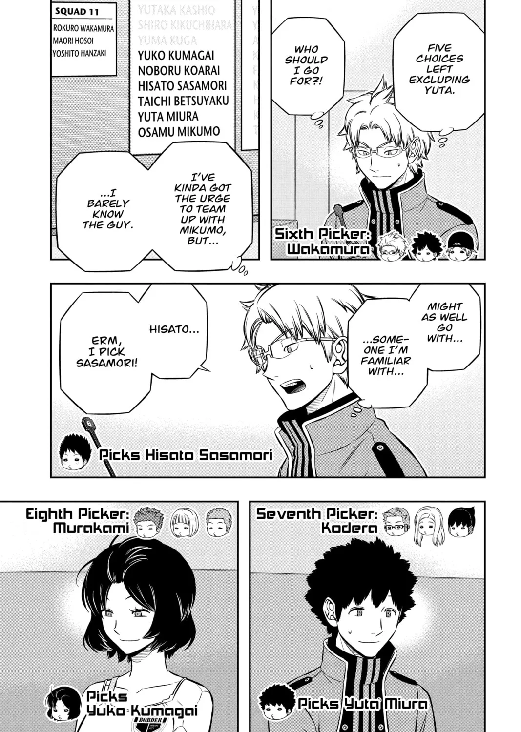 Read World Trigger chapter 204 image 32 on Lezhin