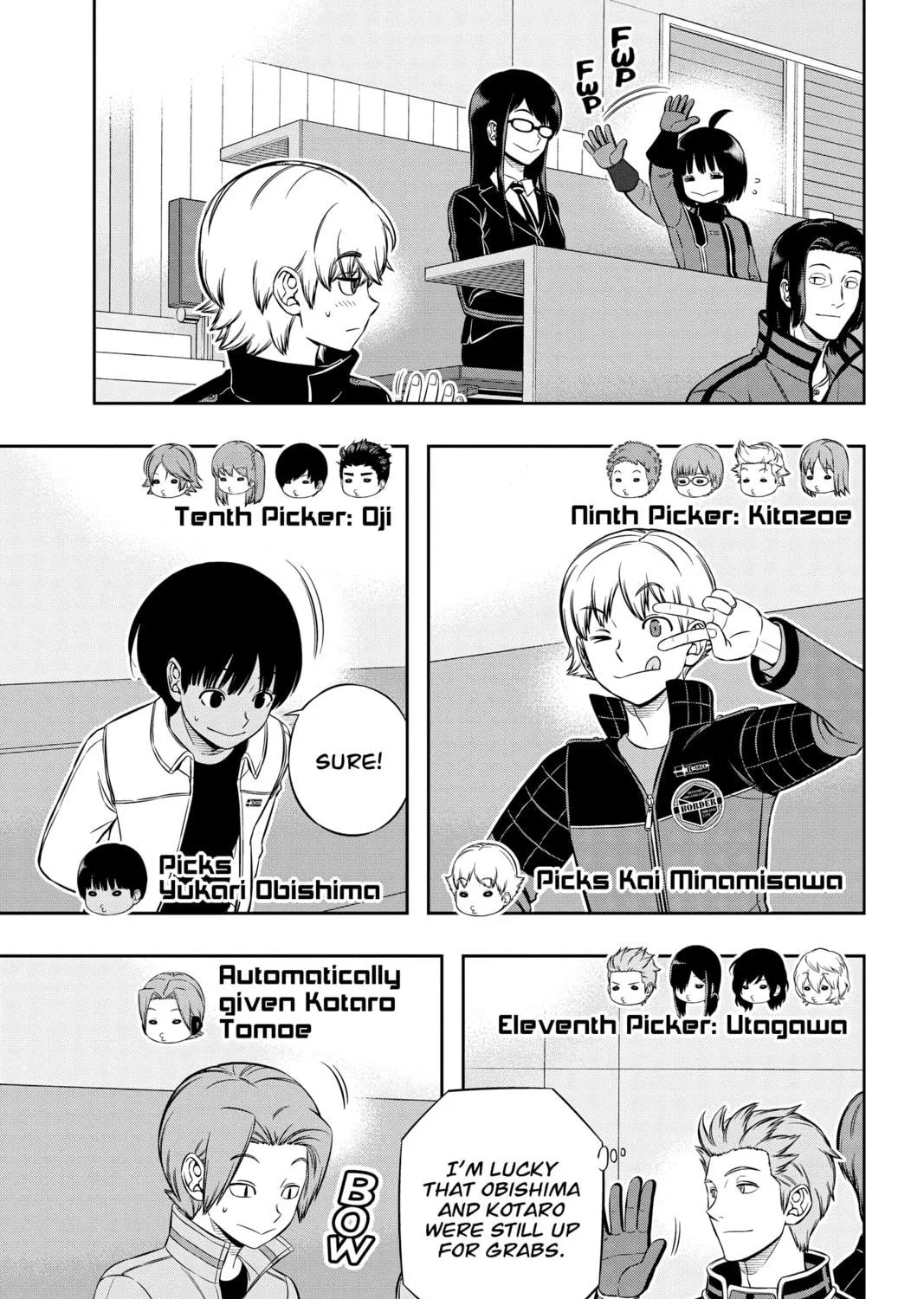 Read World Trigger chapter 205 image 16 on Lezhin