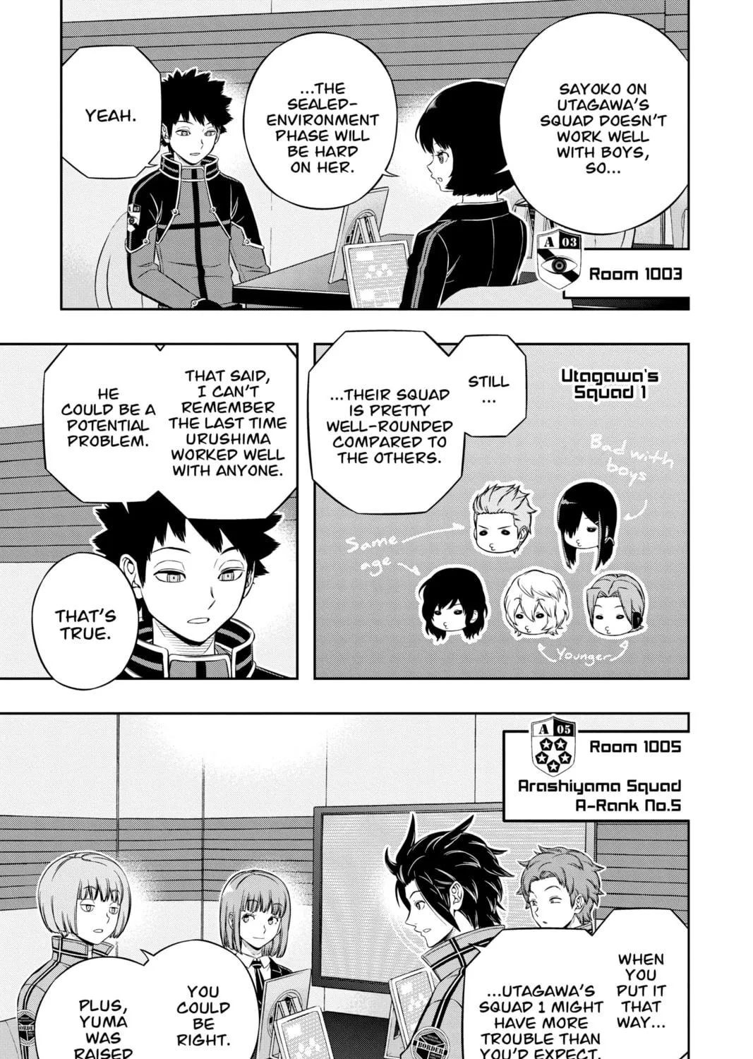 Read World Trigger chapter 206 image 16 on Lezhin