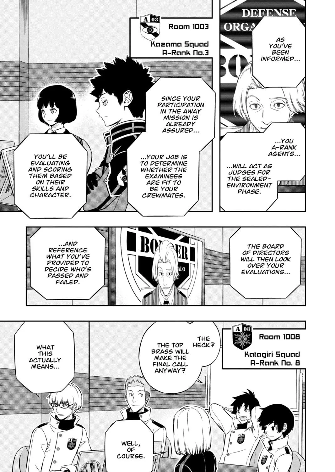 Read World Trigger chapter 206 image 8 on Lezhin