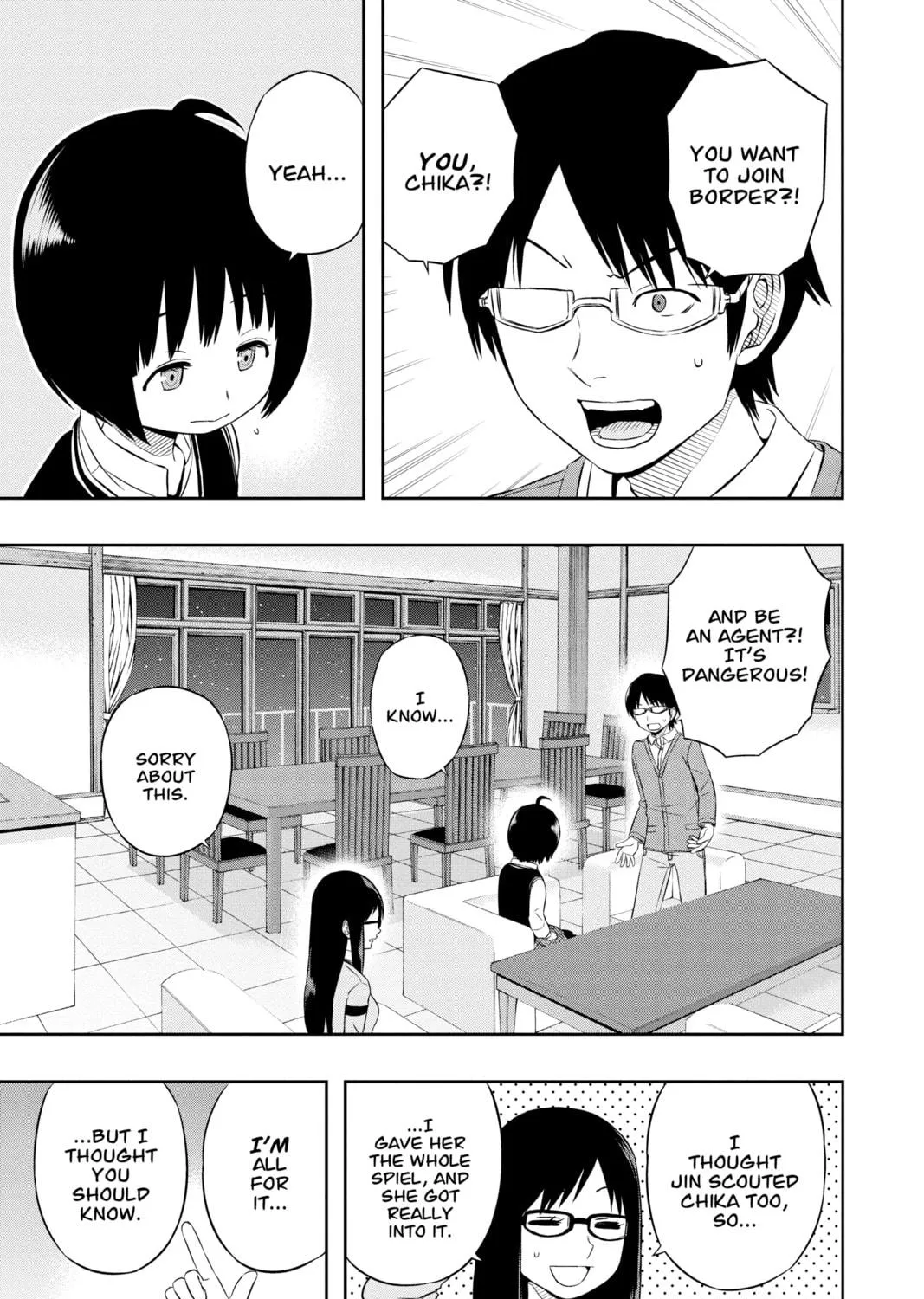 Read World Trigger chapter 21 image 4 on Lezhin