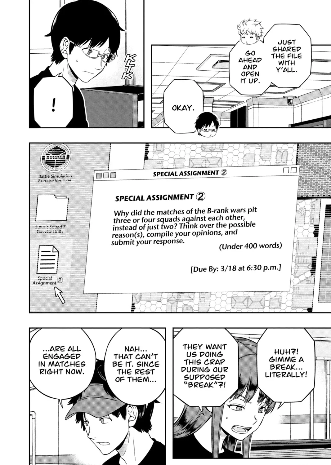 Read World Trigger chapter 217 image 30 on Lezhin