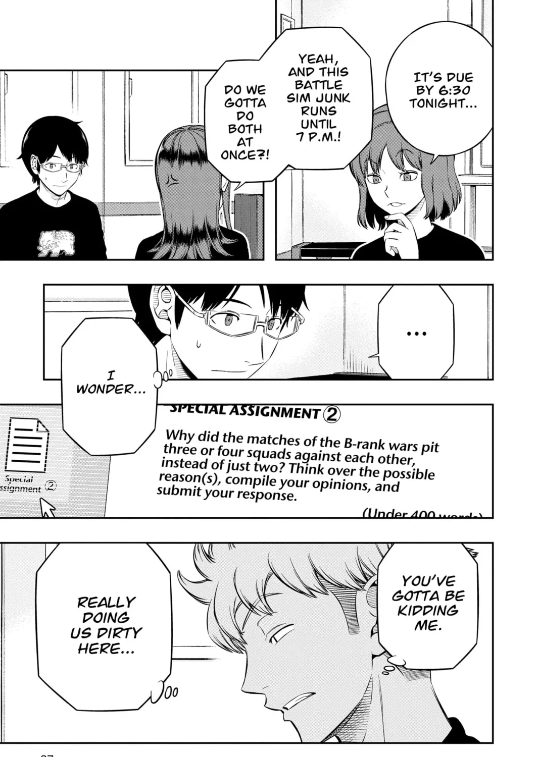 Read World Trigger chapter 217 image 32 on Lezhin