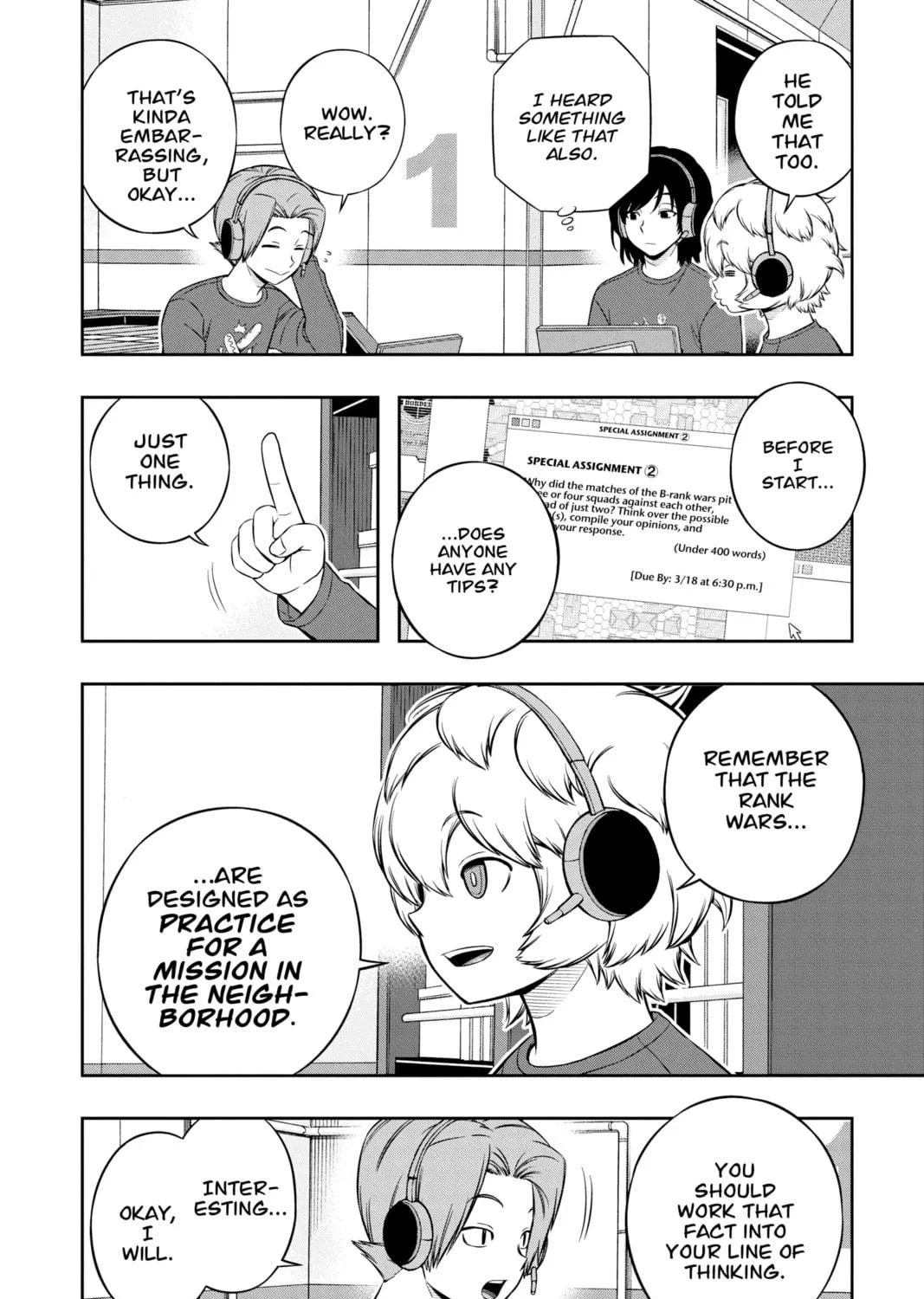 Read World Trigger chapter 218 image 38 on Lezhin