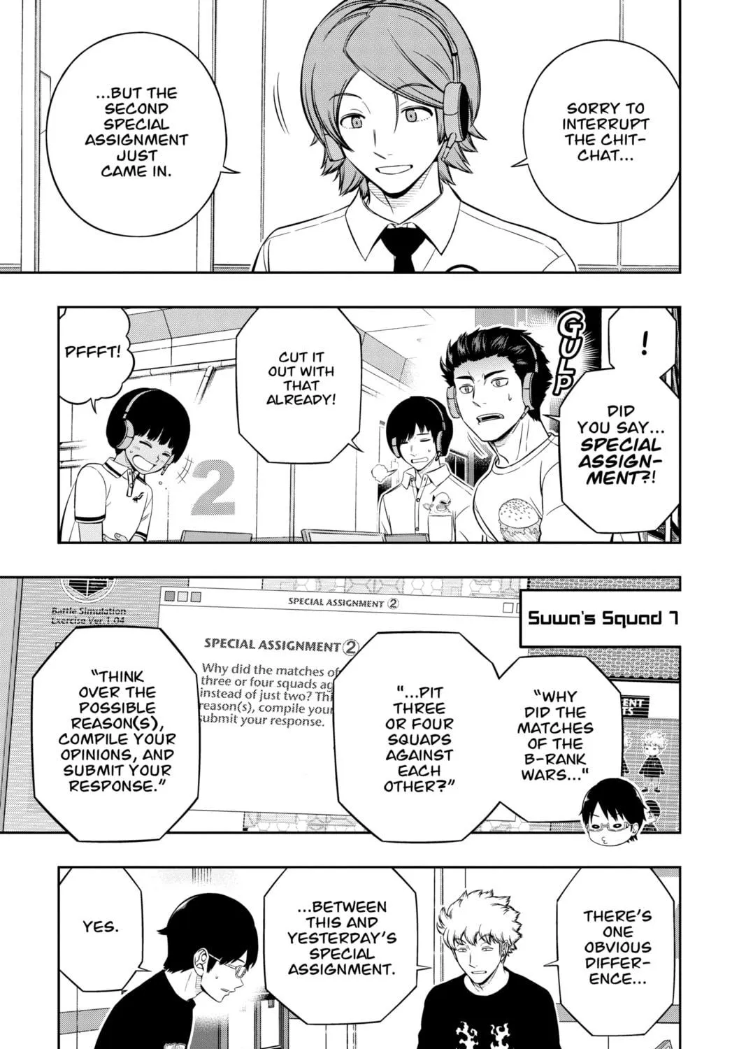 Read World Trigger chapter 218 image 4 on Lezhin