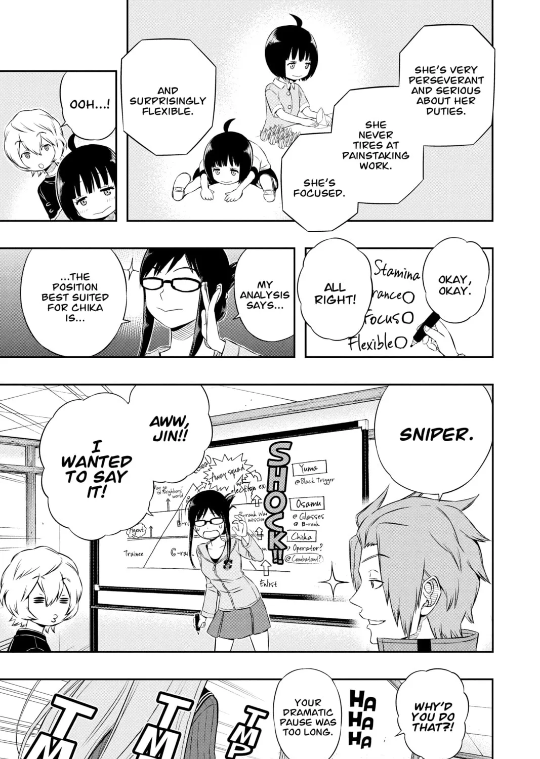 Read World Trigger chapter 22 image 12 on Lezhin