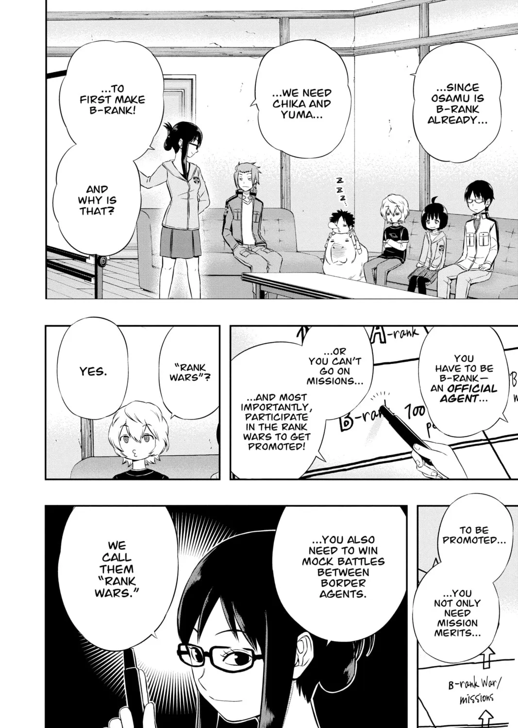 Read World Trigger chapter 22 image 2 on Lezhin