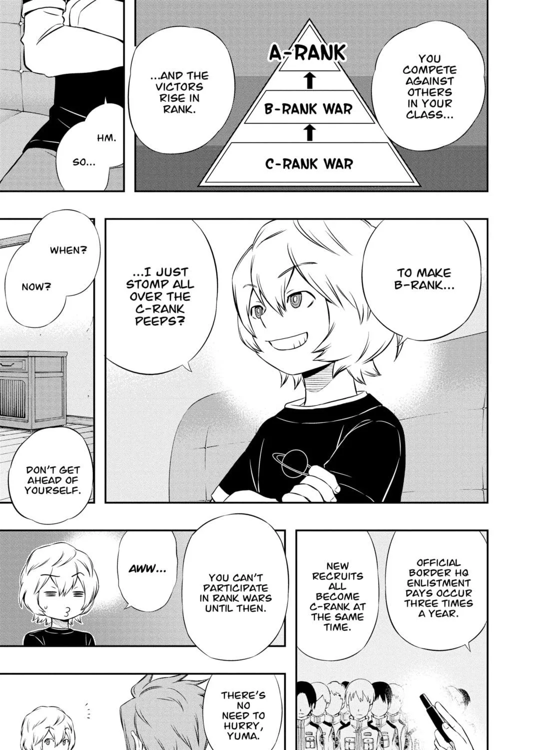 Read World Trigger chapter 22 image 4 on Lezhin