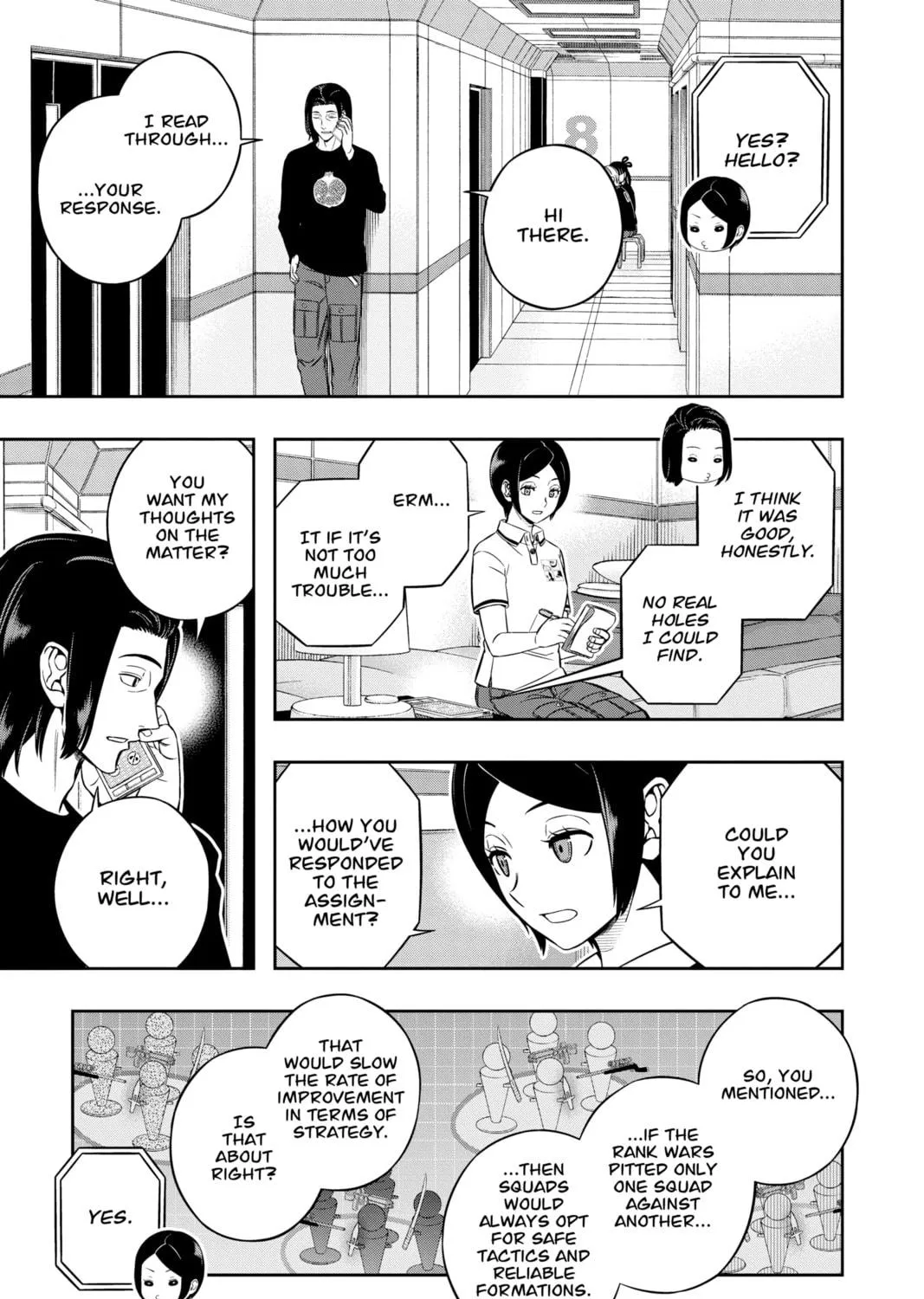 Read World Trigger chapter 221 image 4 on Lezhin