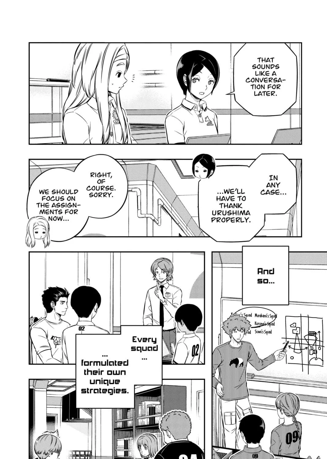 Read World Trigger chapter 229 image 38 on Lezhin