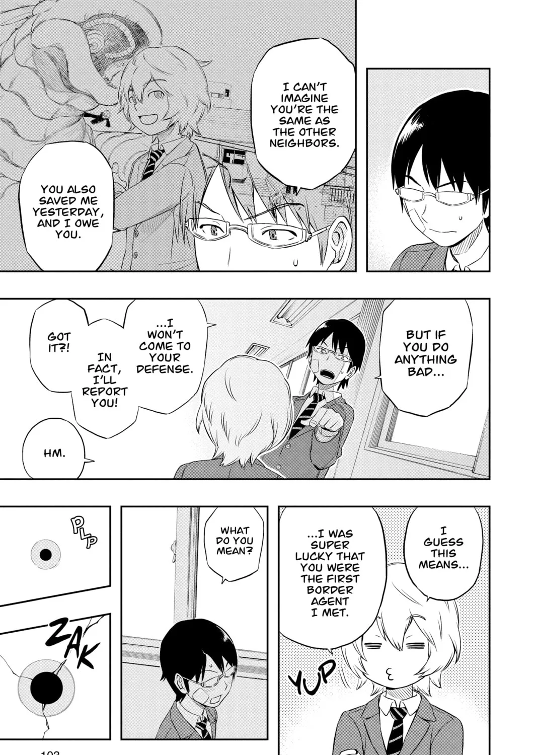 Read World Trigger chapter 3 image 30 on Lezhin