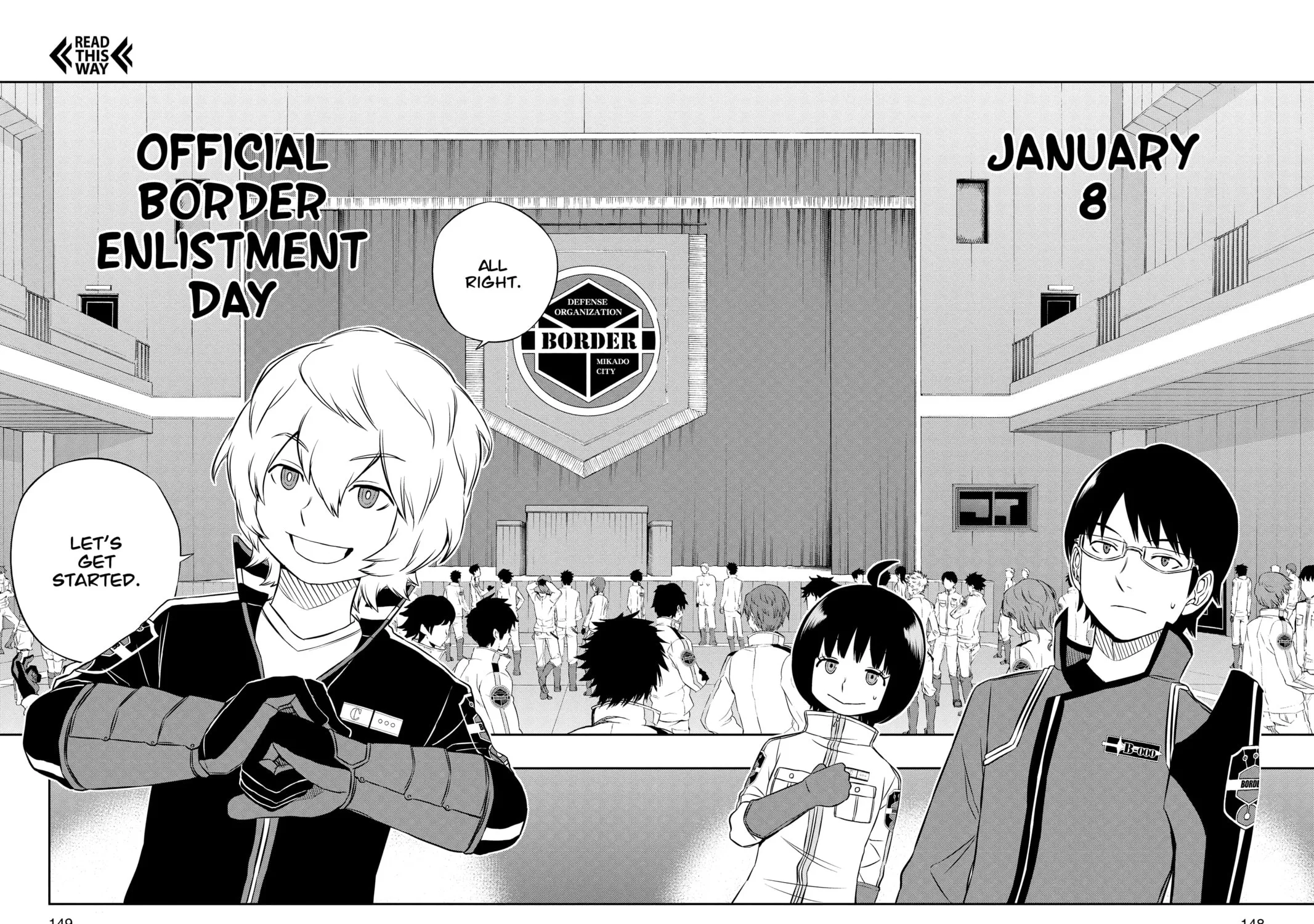 Read World Trigger chapter 32 image 34 on Lezhin