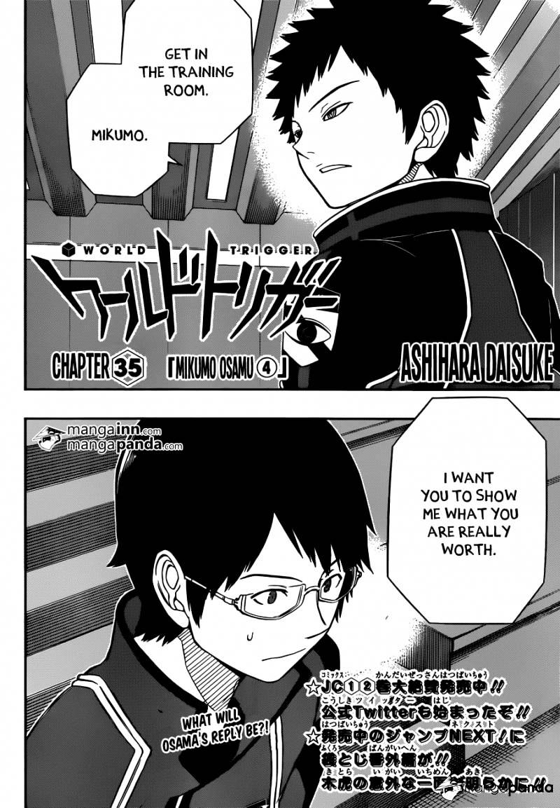 Read World Trigger chapter 35.1 image 1 on Lezhin