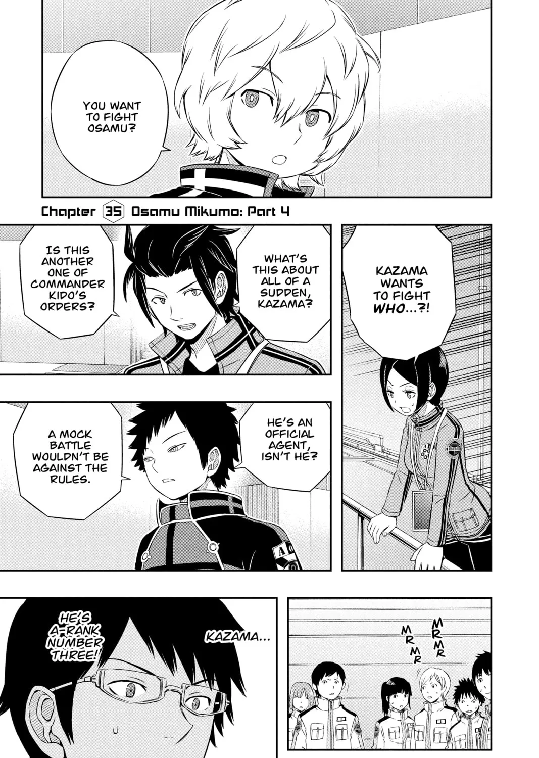 Read World Trigger chapter 35 image 0 on Lezhin