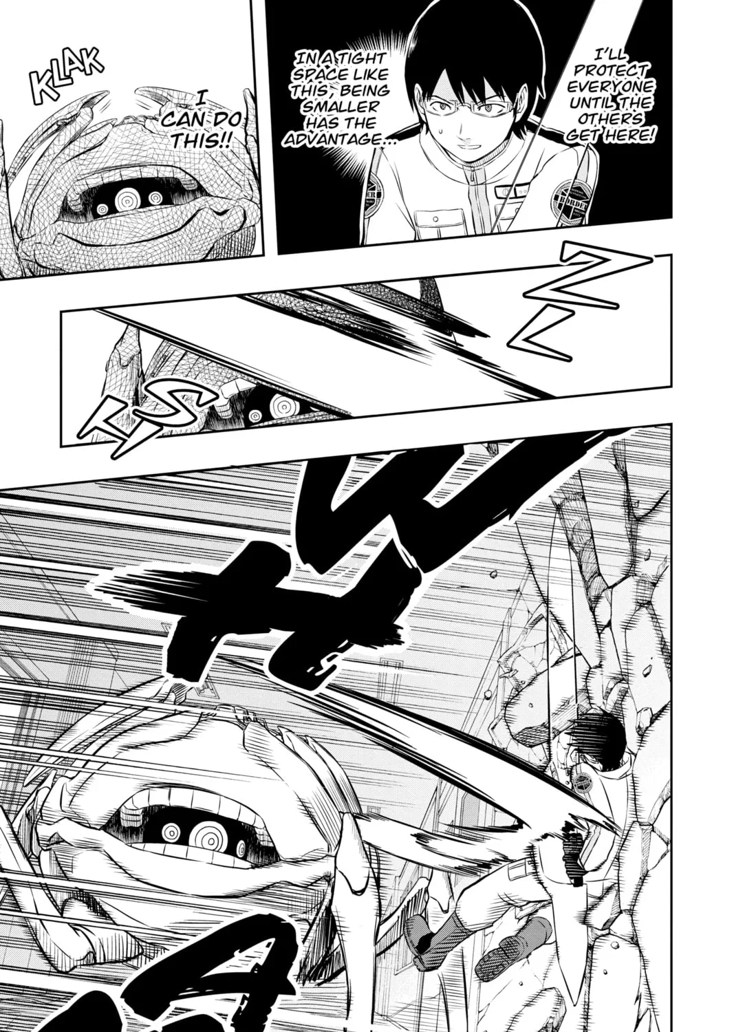 Read World Trigger chapter 4 image 14 on Lezhin