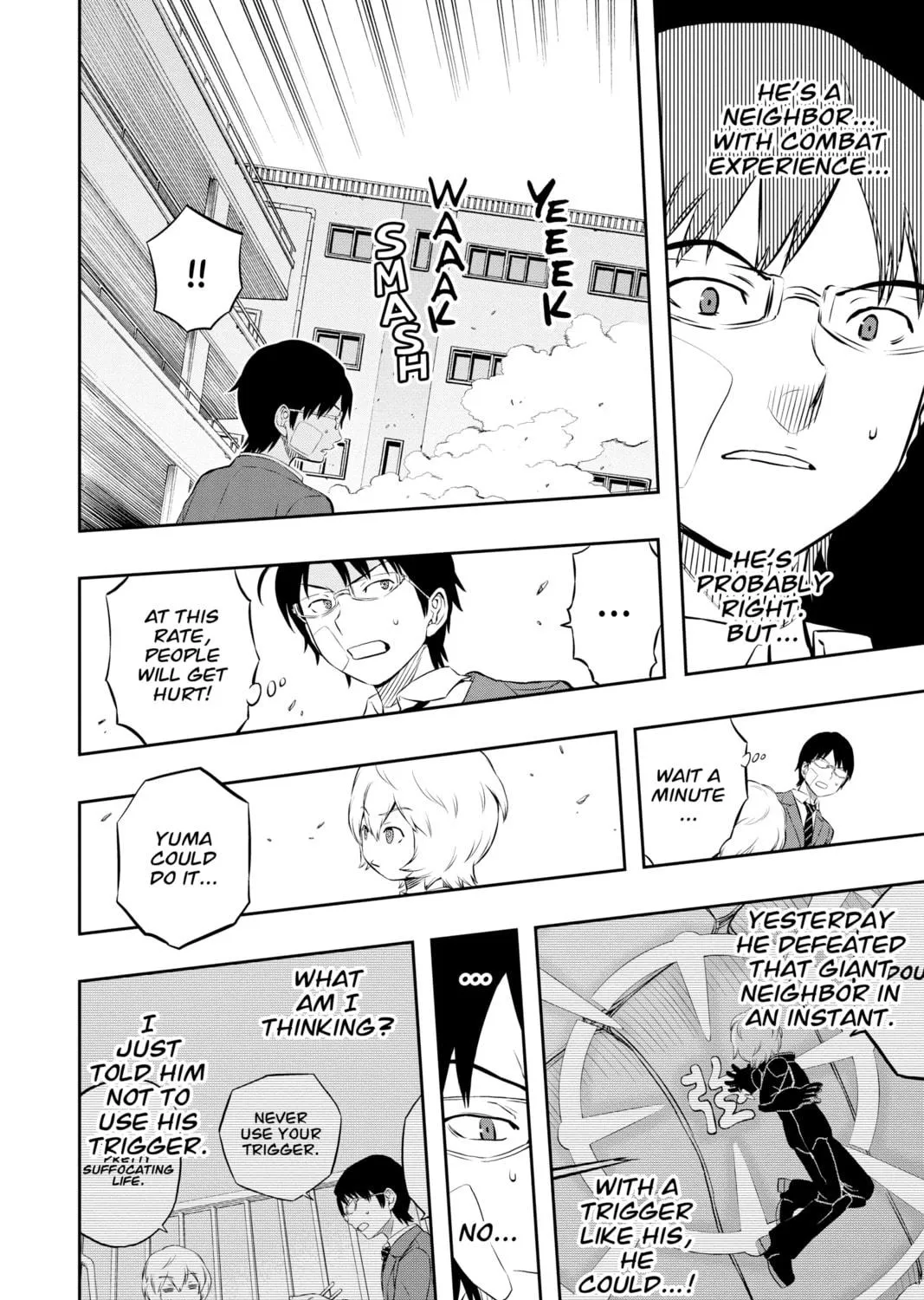 Read World Trigger chapter 4 image 4 on Lezhin