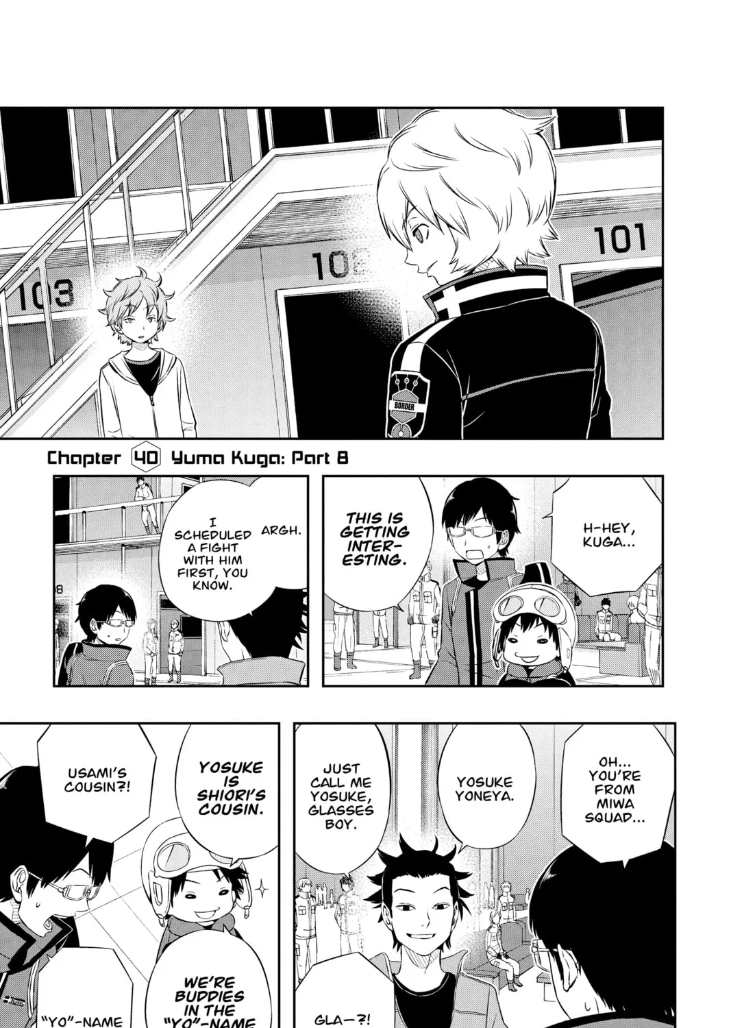 Read World Trigger chapter 40 image 0 on Lezhin