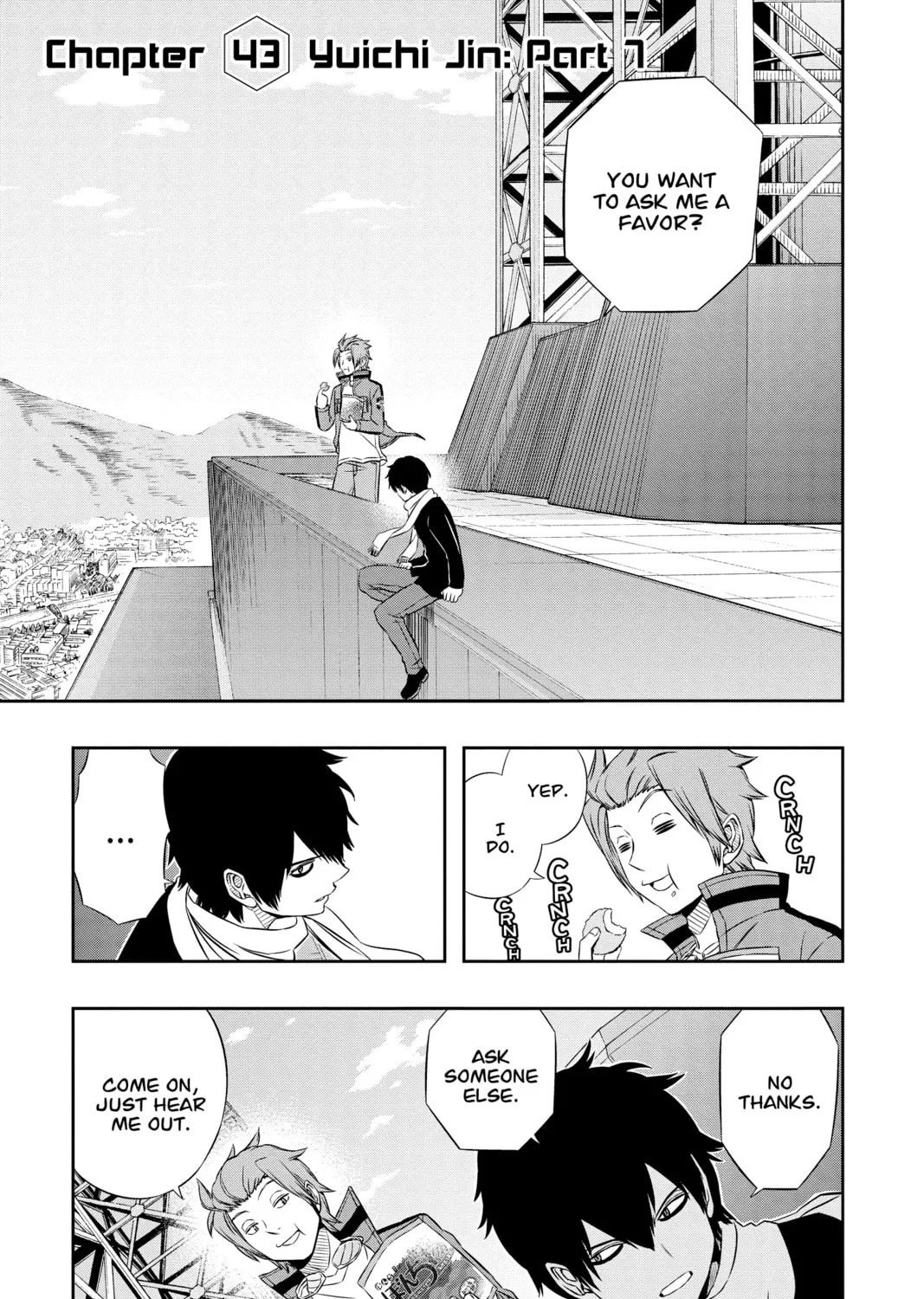 Read World Trigger chapter 43 image 0 on Lezhin