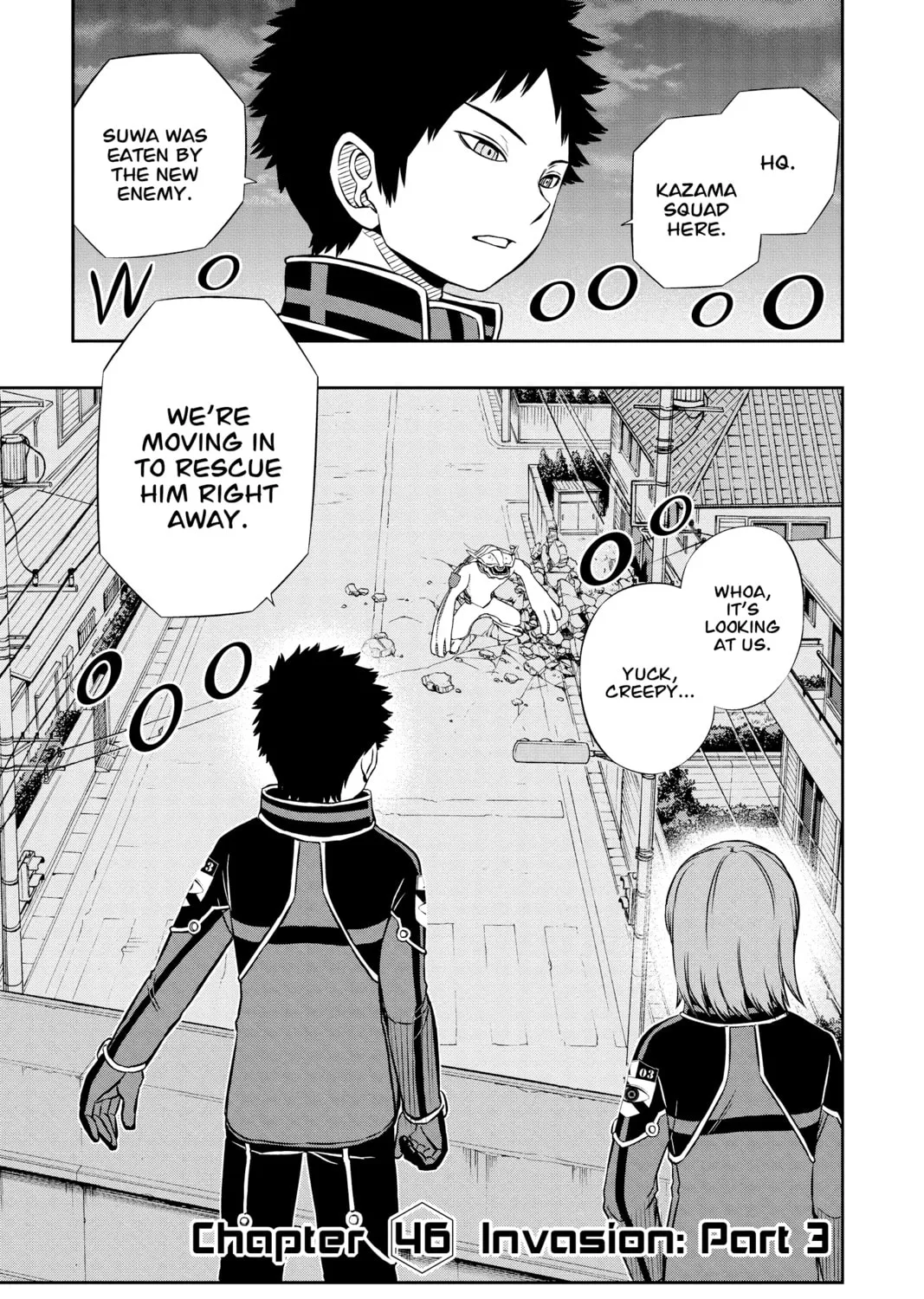 Read World Trigger chapter 46 image 0 on Lezhin