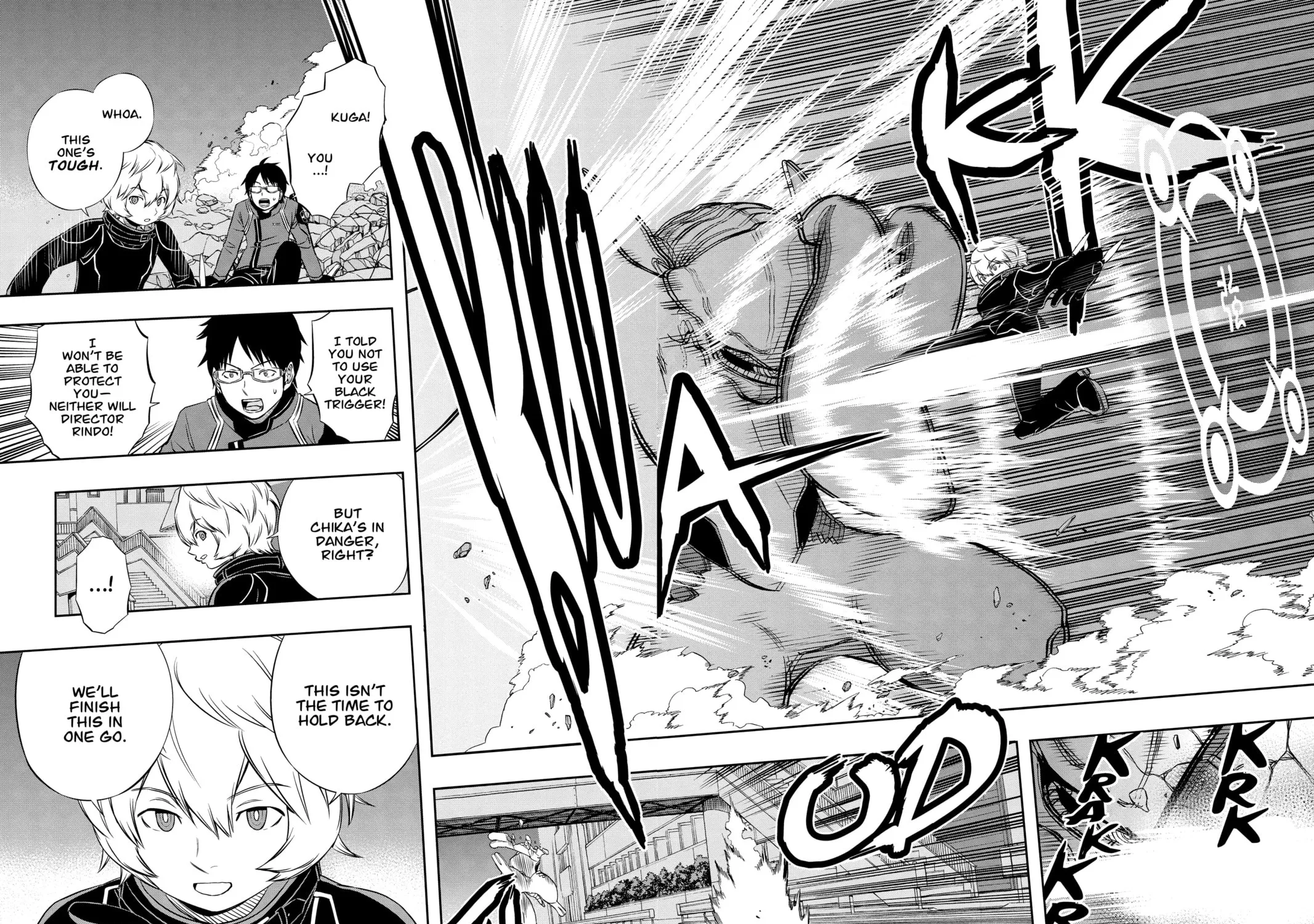 Read World Trigger chapter 47 image 18 on Lezhin