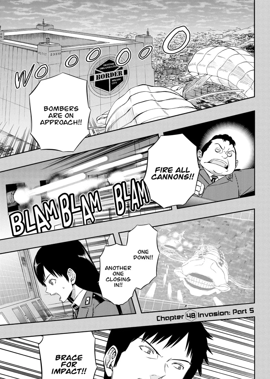 Read World Trigger chapter 48 image 0 on Lezhin