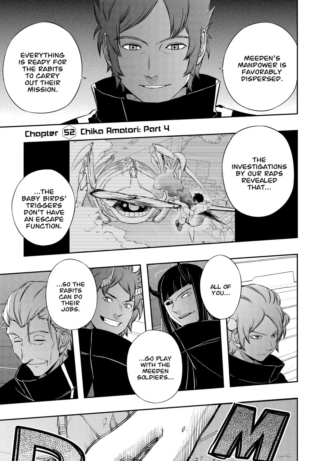 Read World Trigger chapter 52 image 0 on Lezhin