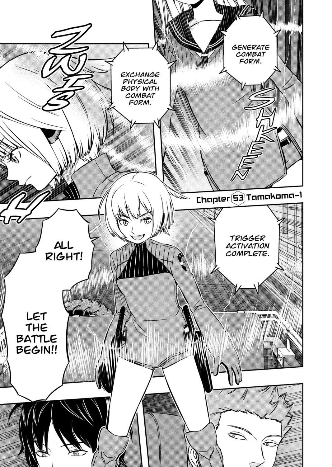 Read World Trigger chapter 53 image 0 on Lezhin