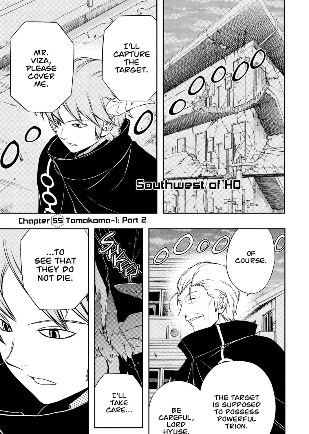 Read World Trigger chapter 55 image 0 on Lezhin