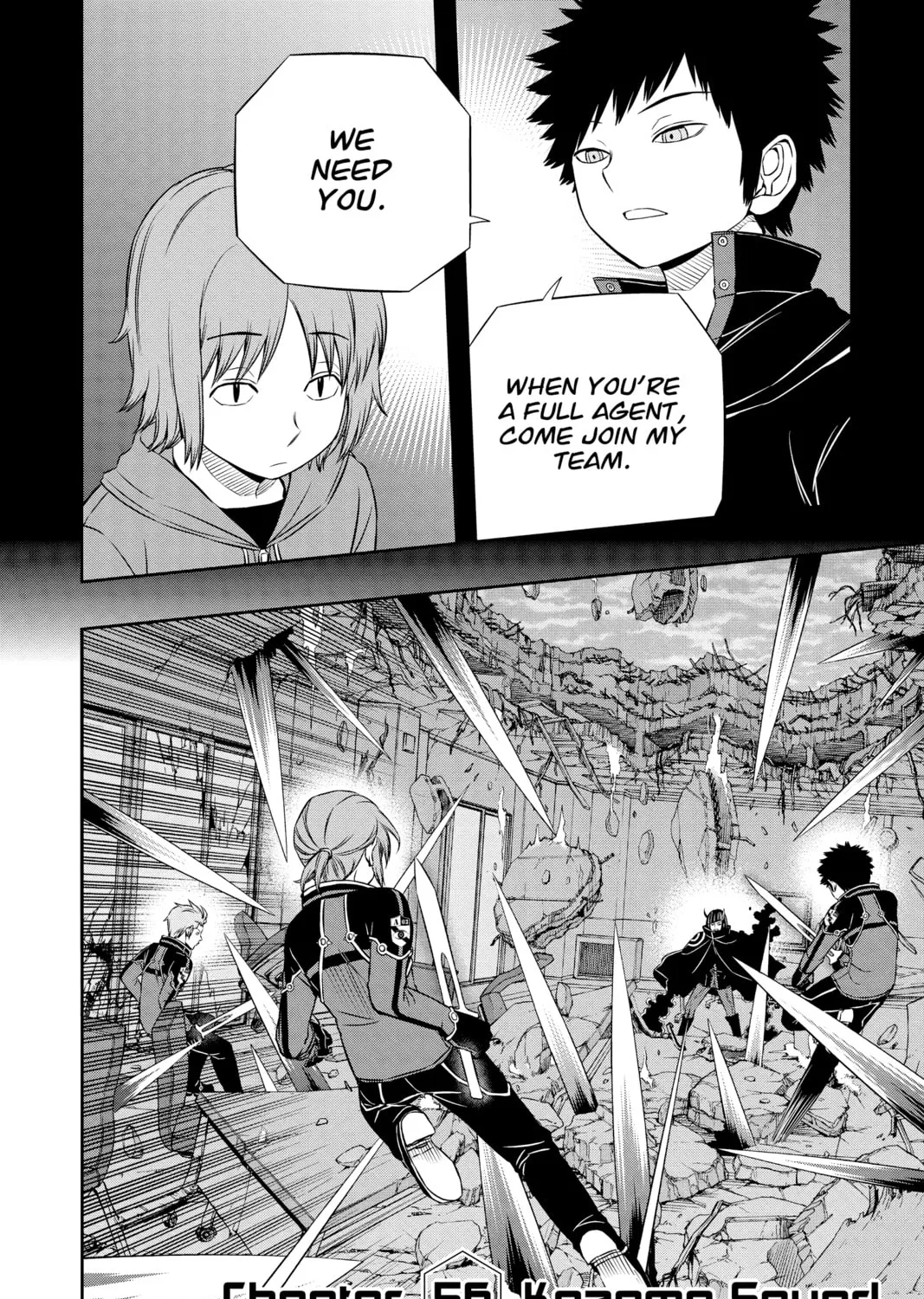 Read World Trigger chapter 56 image 6 on Lezhin