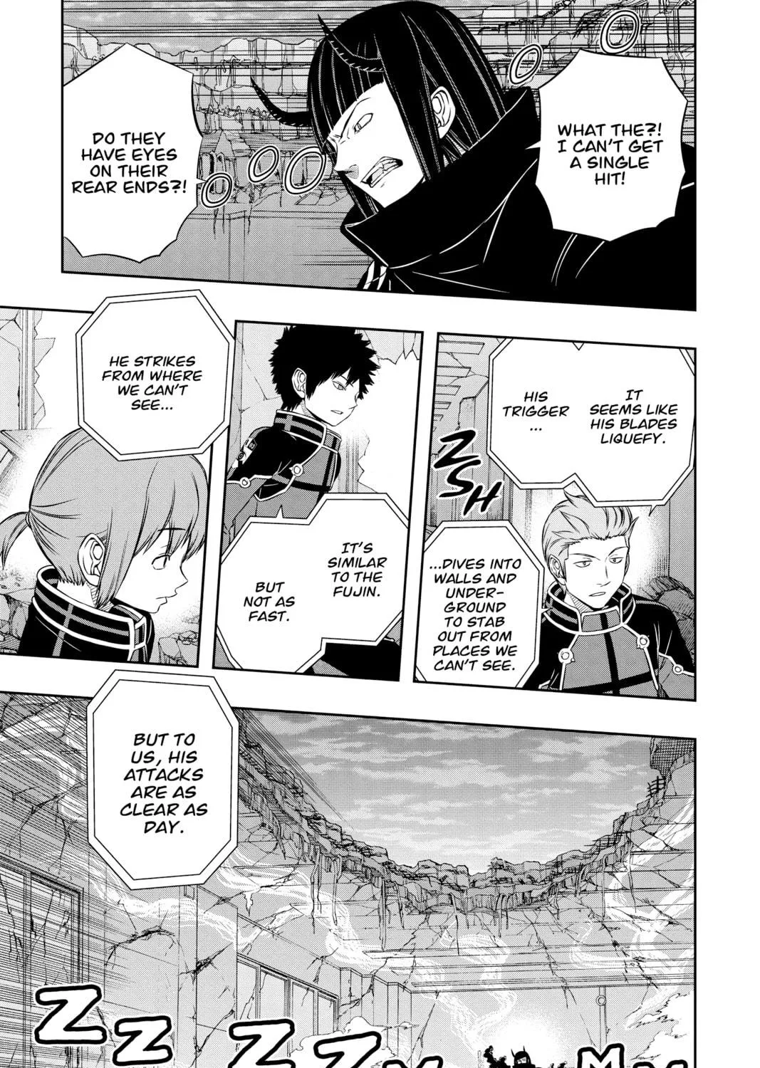 Read World Trigger chapter 56 image 8 on Lezhin