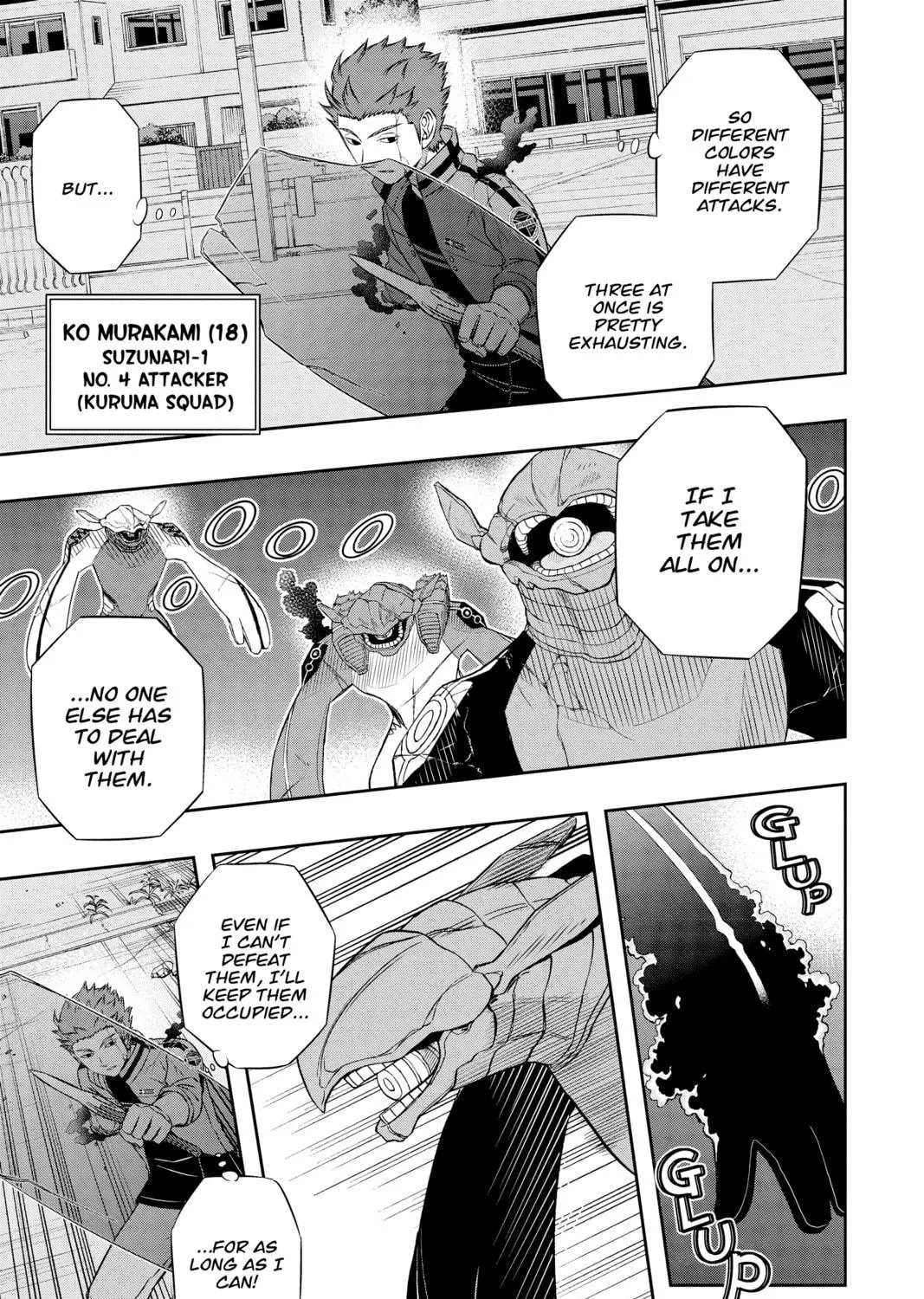 Read World Trigger chapter 57 image 16 on Lezhin