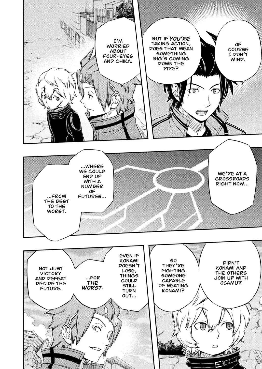 Read World Trigger chapter 57 image 34 on Lezhin